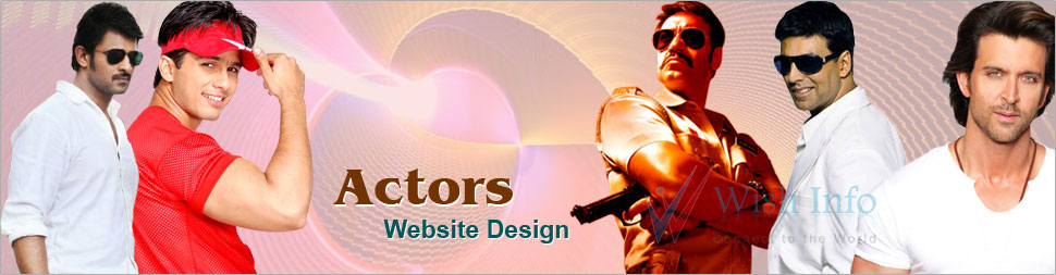 Actors Website Design