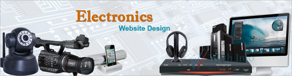 Electronics Website Design
