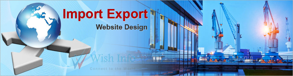 Import Export Website Design