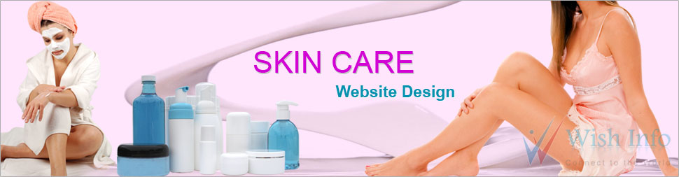 Skin Care Website Design